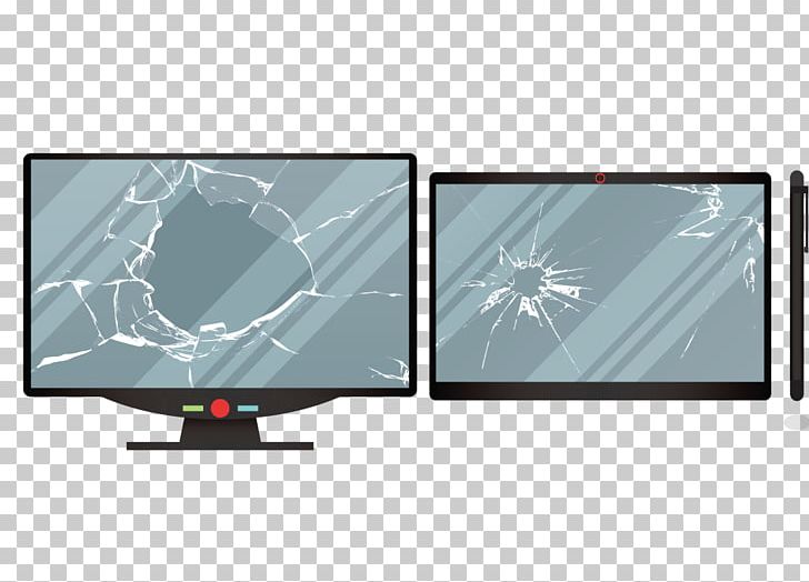 Computer Monitors Laptop Display Device Flat Panel Display PNG, Clipart, Broken, Broken Heart, Broken Vector, Cloud Computing, Computer Free PNG Download