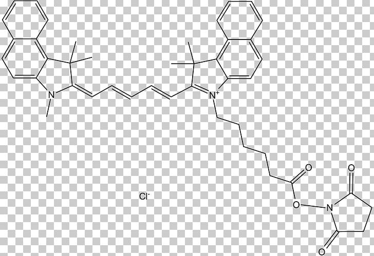 Cyanine N-Hydroxysuccinimide Ester Amine Maleimide PNG, Clipart, Acid, Amine, Angle, Area, Black And White Free PNG Download