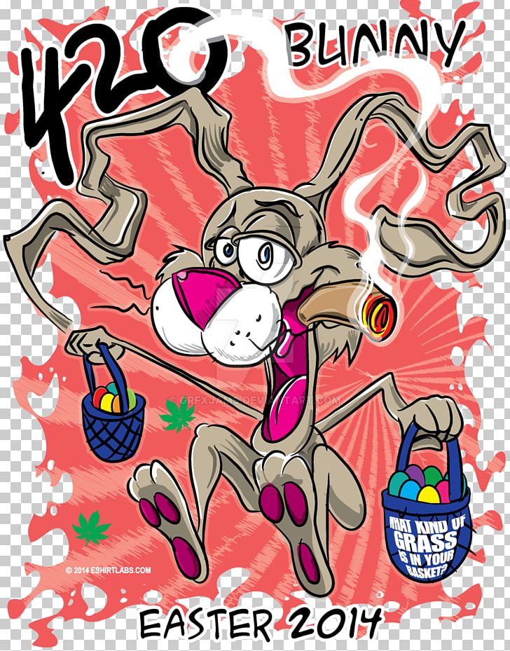 Easter Bunny 420 Day Cannabis Rabbit PNG, Clipart, 420 Day, Art, Artwork, Cannabis, Cannabis Smoking Free PNG Download