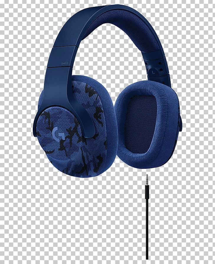 Logitech G433 Headset Microphone Headphones 7.1 Surround Sound PNG, Clipart, 71 Surround Sound, Audio, Audio Equipment, Dts, Electric Blue Free PNG Download