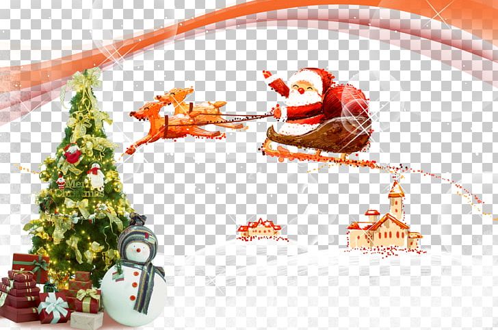 Santa Claus Christmas New Year's Day Poster PNG, Clipart, Chinese New Year, Chr, Christmas, Christmas Border, Christmas Decoration Free PNG Download