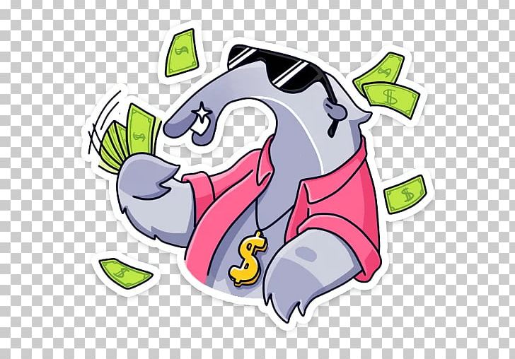 Sticker VKontakte Anteaters Emoji PNG, Clipart, Anteater, Area, Artwork, Emoji, Emoticon Free PNG Download