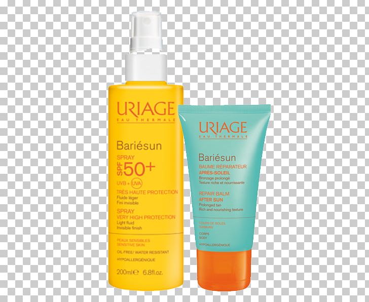 Sunscreen Uriage-les-Bains Aerosol Spray Lotion Factor De Protección Solar PNG, Clipart, Aerosol Spray, Child, Cosmetics, Cream, Infant Free PNG Download