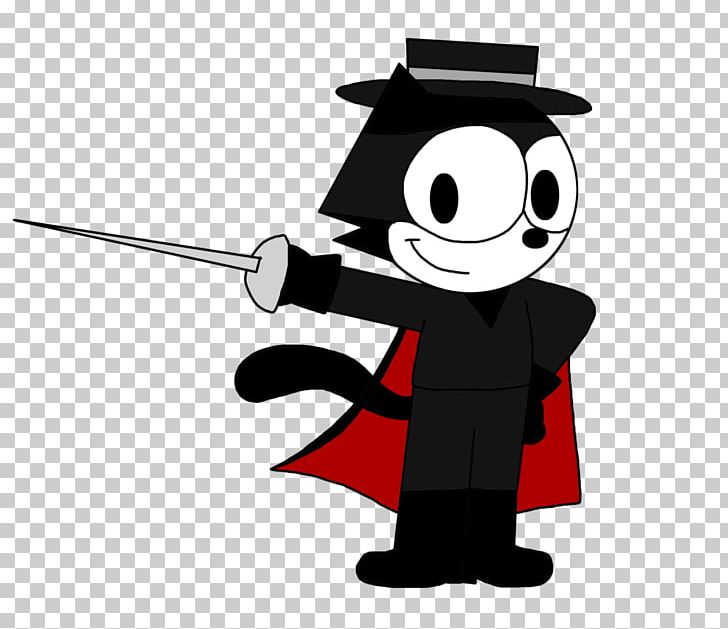 Felix The Cat Zorro Cartoon Drawing PNG, Clipart, Animated Film, Art, Cartoon, Cat, Character Free PNG Download