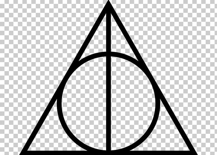 Harry Potter And The Deathly Hallows Harry Potter And The Goblet Of Fire Symbol PNG, Clipart, Angle, Area, Black And White, Circle, Comic Free PNG Download