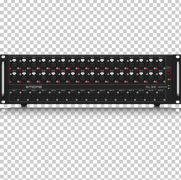 Microphone Stage Box Midas Consoles Audio Mixers Digital Mixing Console PNG, Clipart, Audio, Audio Equipment, Audio Mixers, Audio Multicore Cable, Audio Receiver Free PNG Download