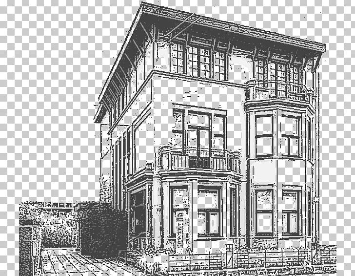 Historic House Museum Residential Area Architecture Mixed-use PNG, Clipart, Black And White, Boarding House, Building, Classical Architecture, Drawing Free PNG Download