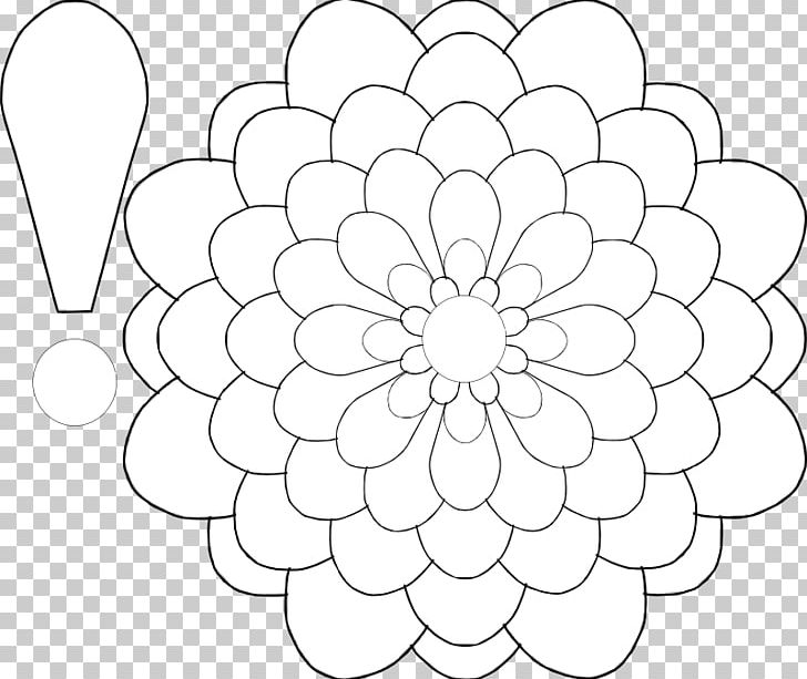 Floral Design Paper Flower Petal Pattern PNG, Clipart, Artificial Flower, Black, Black And White, Circle, Computer Icons Free PNG Download