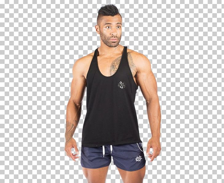 T-shirt Clothing Physical Fitness Sleeveless Shirt Active Undergarment PNG, Clipart, Abdomen, Active Undergarment, Arm, Black, Bodybuilding Free PNG Download