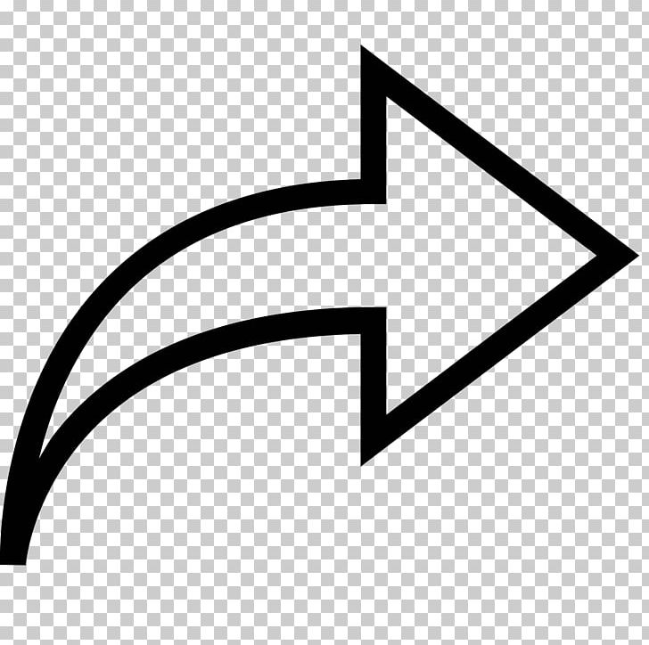 Computer Icons Arrow Share Icon PNG, Clipart, Angle, Area, Arrow, Black, Black And White Free PNG Download
