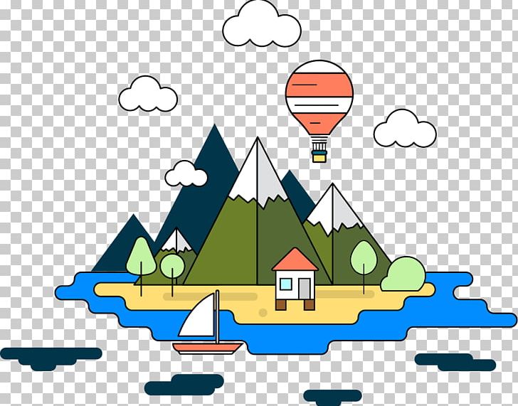 Cartoon Landscape Illustration PNG, Clipart, Adobe Illustrator, Area, Beach Island, Cartoon, Cartoon Island Free PNG Download
