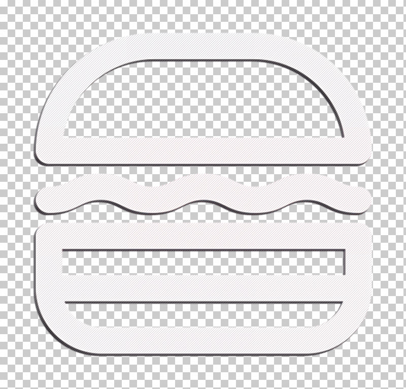 Burger Icon Summer Food And Drinks Icon PNG, Clipart, Black, Black And White, Burger Icon, Geometry, Line Free PNG Download