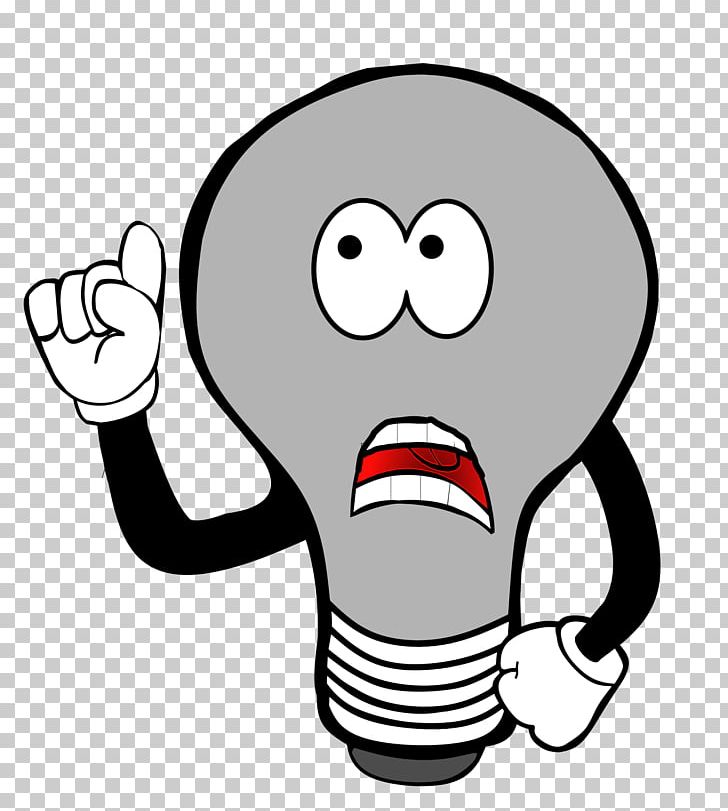 Incandescent Light Bulb LED Lamp Lighting PNG, Clipart, Area, Artwork, Black And White, Cartoon, Cheek Free PNG Download