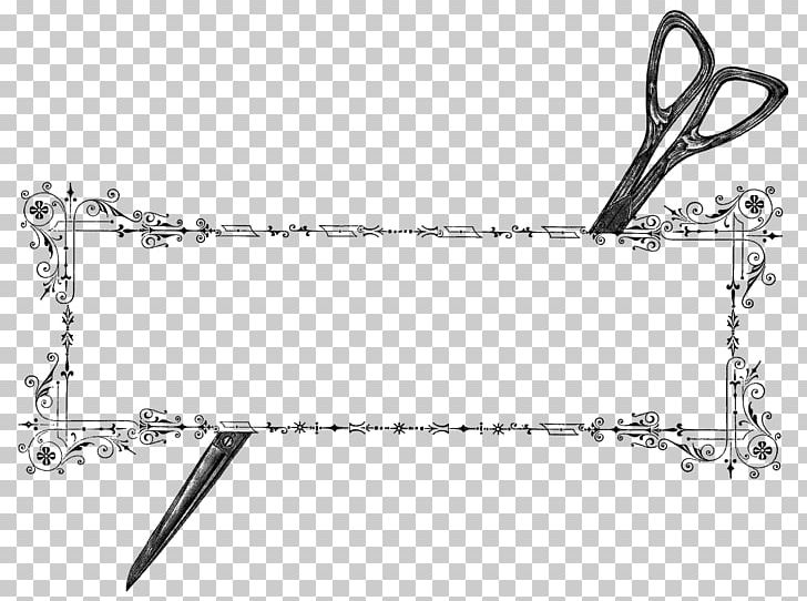 Sewing Frames Ornament PNG, Clipart, Angle, Black And White, Body Jewelry, Decorative Arts, Drawing Free PNG Download