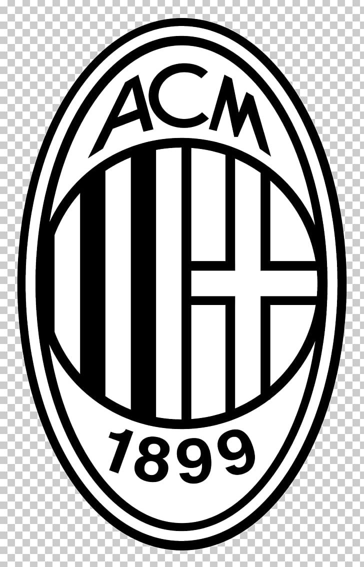 A.C. Milan Serie A Logo UEFA Champions League Sport PNG, Clipart, A.c. Milan, Ac Milan, Area, Black And White, Brand Free PNG Download