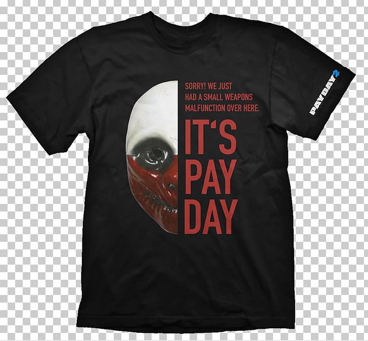 Payday 2 T-shirt Sleeve Clothing PNG, Clipart, Active Shirt, Black, Brand, Button, Clothing Free PNG Download