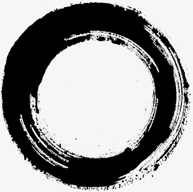 Chinese Ink Painting Style Elements PNG, Clipart, Black, Black Circle, Chinese, Chinese Clipart, Chinese Style Free PNG Download