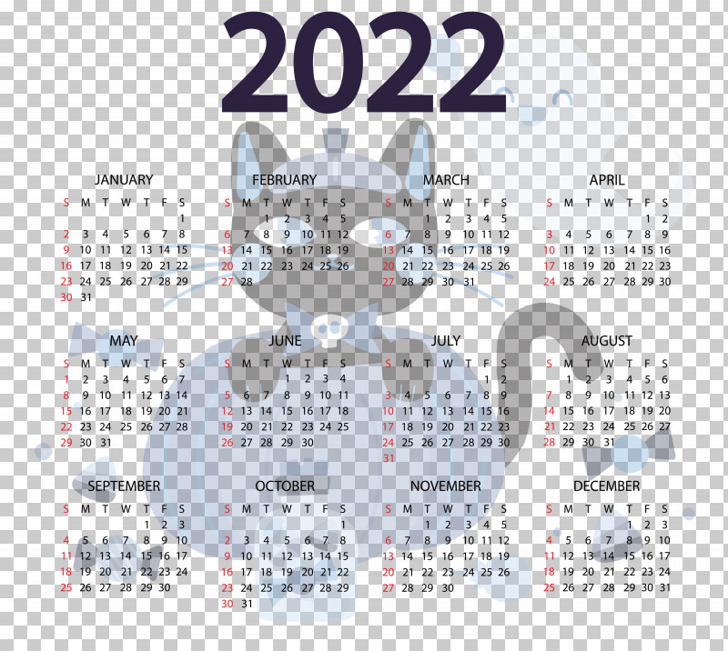 2022 Calendar Year 2022 Calendar Printable Year 2022 Calendar PNG, Clipart, Calendar System, Royaltyfree, Week Free PNG Download