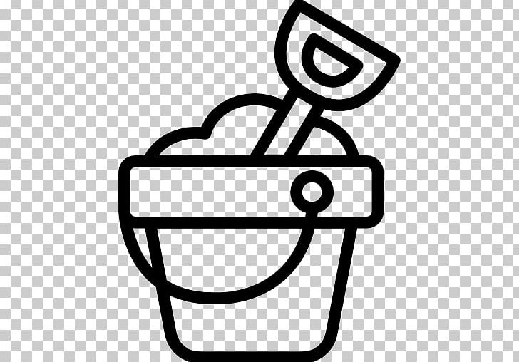 Bucket Computer Icons Sand PNG, Clipart, Area, Black And White, Bucket, Computer Icons, Encapsulated Postscript Free PNG Download