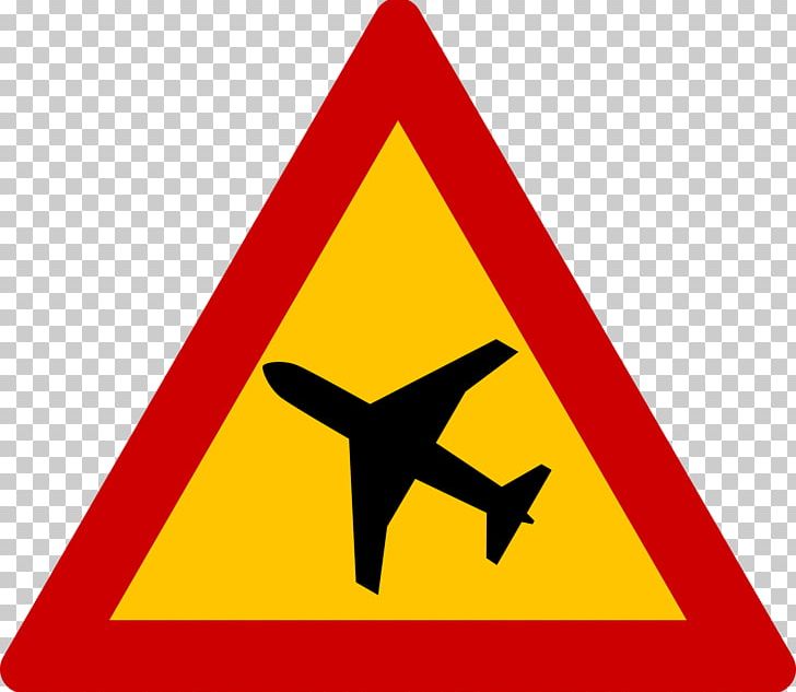 Aircraft Airplane Traffic Sign Warning Sign PNG, Clipart, Aircraft, Airplane, Angle, Area, Aviation Free PNG Download