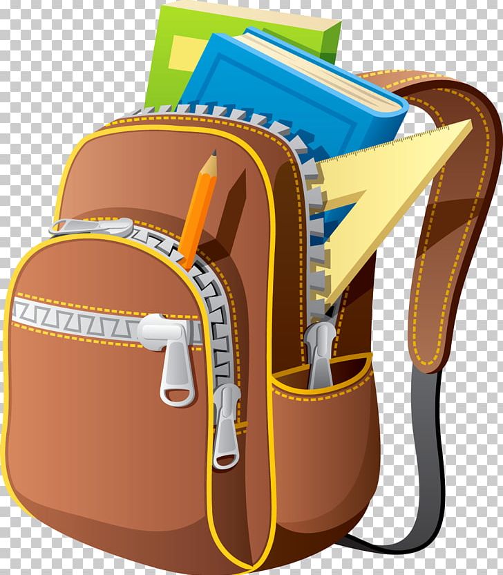 School bag and backpack for girls isolated icons Vector Image