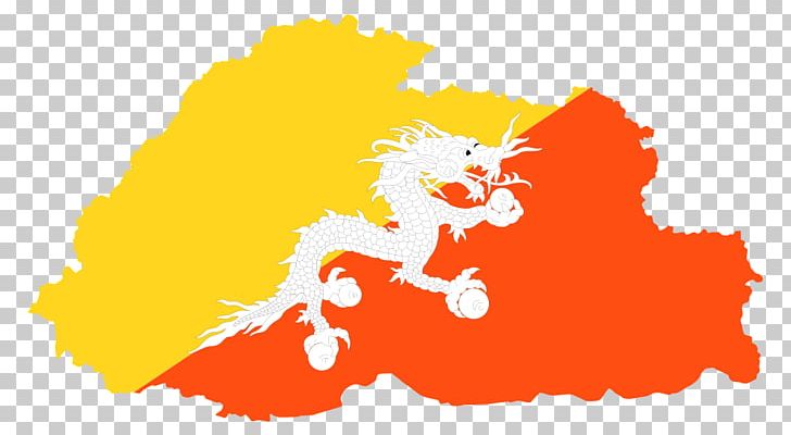 Flag Of Bhutan National Flag Flags Of Asia PNG, Clipart, Art, Bhutan, Carnivoran, Computer Wallpaper, Druk Free PNG Download