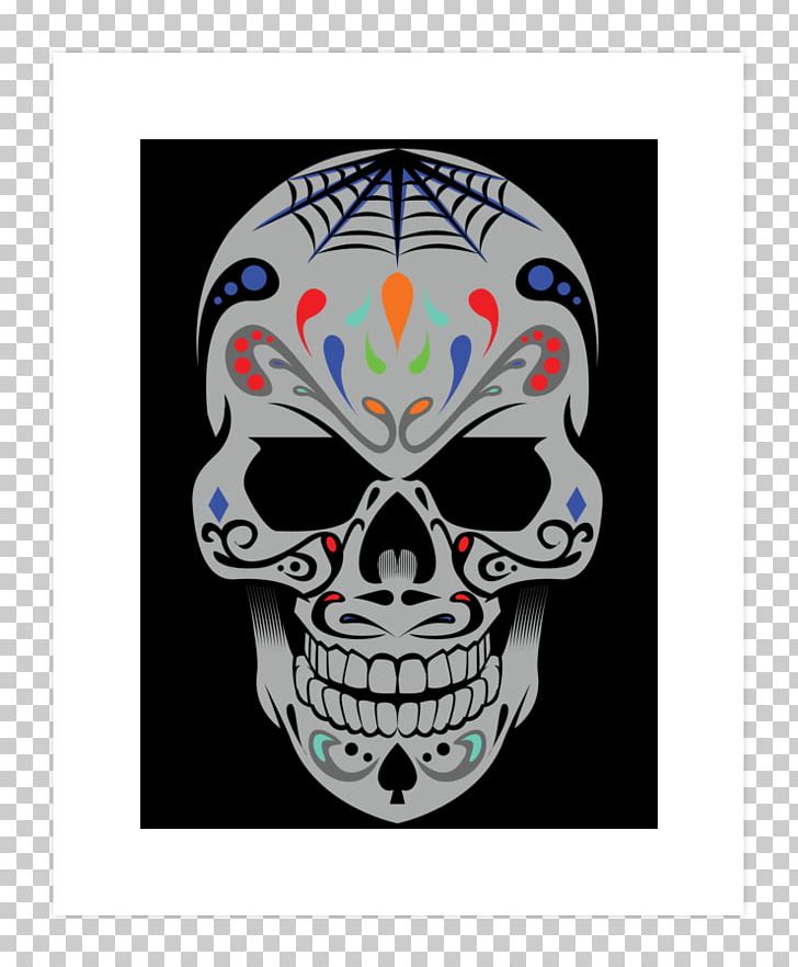 Calavera Human Skull Symbolism Day Of The Dead Skull Art PNG, Clipart, Art, Art Print, Bone, Calavera, Coloring Book Free PNG Download