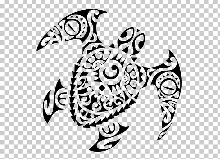 Turtle Polynesia Māori People Tattoo Samoans PNG, Clipart, Animals, Art, Artwork, Black And White, Circle Free PNG Download