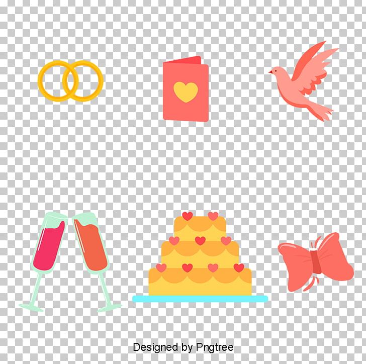 Wedding Graphics Flat Design PNG, Clipart, Art, Beak, Cake, Download, Flat Design Free PNG Download