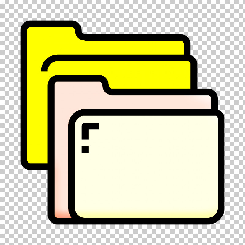 Folders Icon Folder And Document Icon Files And Folders Icon PNG, Clipart, Files And Folders Icon, Folder And Document Icon, Folders Icon, Line, Yellow Free PNG Download