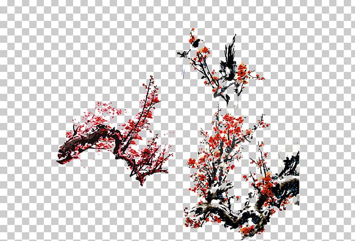 Plum Blossom PNG, Clipart, Branch, Cherry Blossom, Chinese, Chinese Painting, Chinese Style Free PNG Download