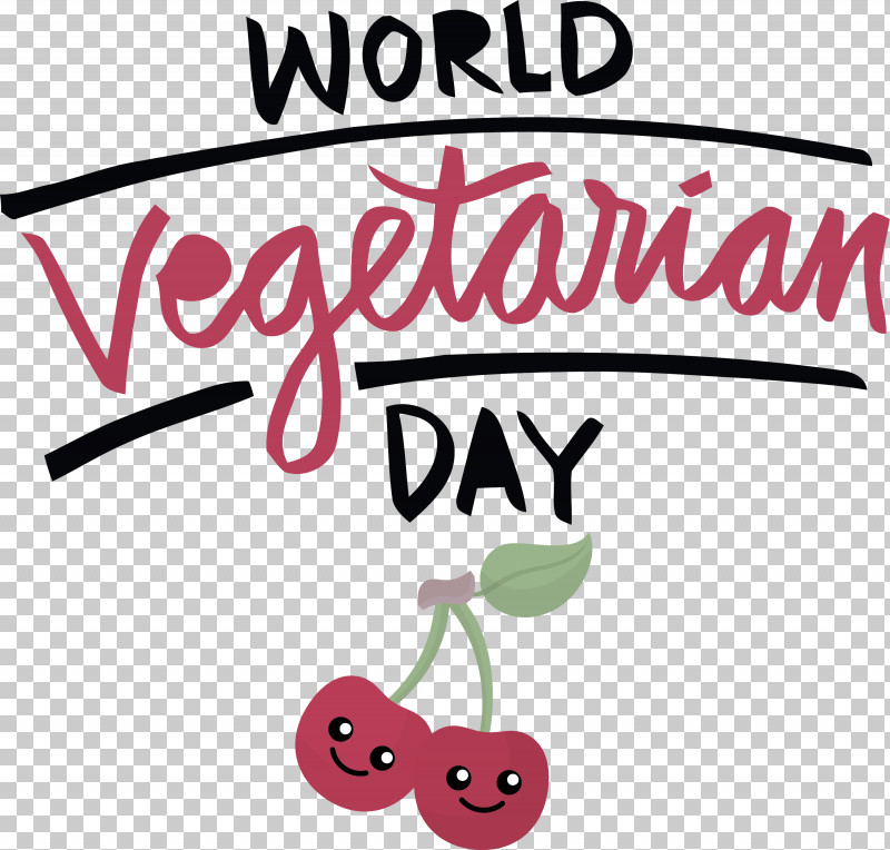 VEGAN World Vegetarian Day PNG, Clipart, Cartoon, Flower, Fruit, Happiness, Line Free PNG Download
