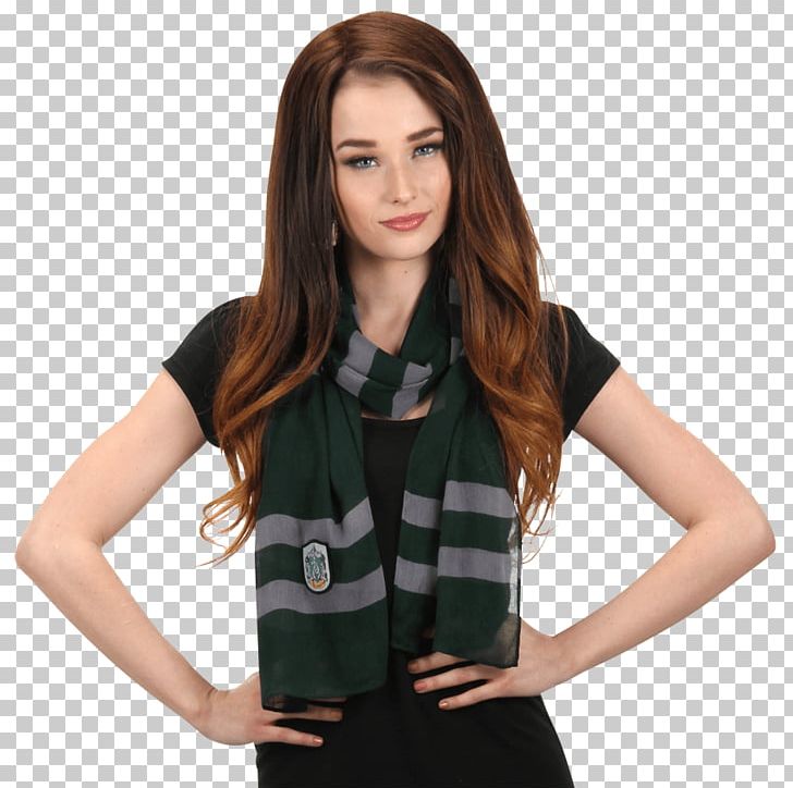 Harry Potter Outerwear Slytherin House Scarf Harry Potter (Literary Series) PNG, Clipart, Amazoncom, Brown Hair, Clothing, Comic, Cosplay Free PNG Download