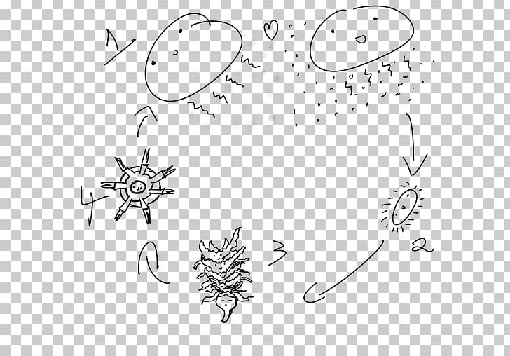 Life Cycle Of A Jellyfish Drawing Biological Life Cycle Larva PNG, Clipart, Angle, Animal, Art, Artwork, Black Free PNG Download