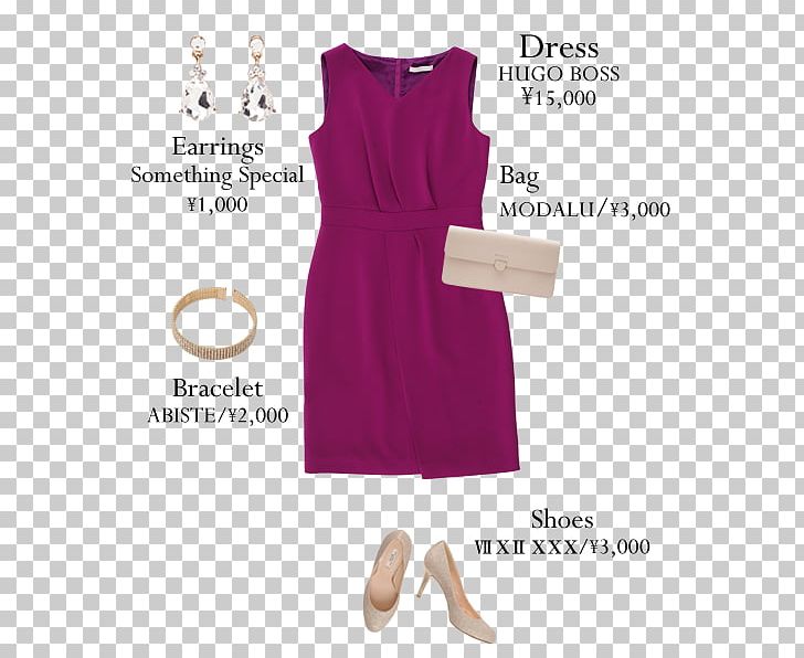 Shoulder Sleeve Dress Shoe PNG, Clipart, Clothing, Day Dress, Dress, Early Summer, Magenta Free PNG Download