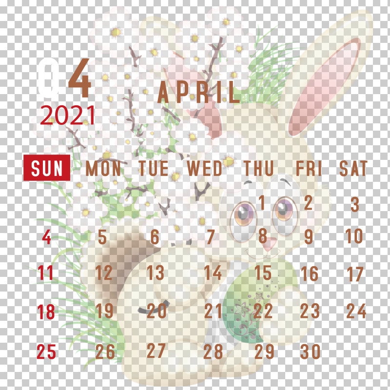 April 2021 Printable Calendar April 2021 Calendar 2021 Calendar PNG, Clipart, 2021 Calendar, April 2021 Printable Calendar, Biology, Easter Bunny, Meter Free PNG Download