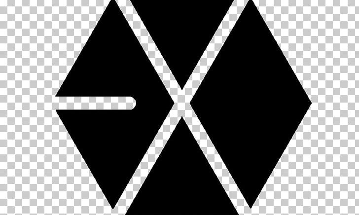 EXO K-pop Logo PNG, Clipart, Angle, Art, Baekhyun, Black, Black And White Free PNG Download