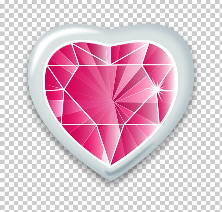 Heart Gemstone Diamond PNG, Clipart, Diamond, Gemstone, Heart, Jewellery, Magenta Free PNG Download
