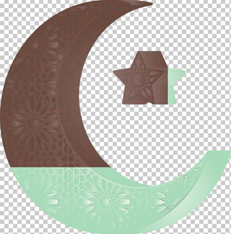 Star And Crescent Ramadan Kareem PNG, Clipart, Beige, Brown, Circle, Green, Leaf Free PNG Download