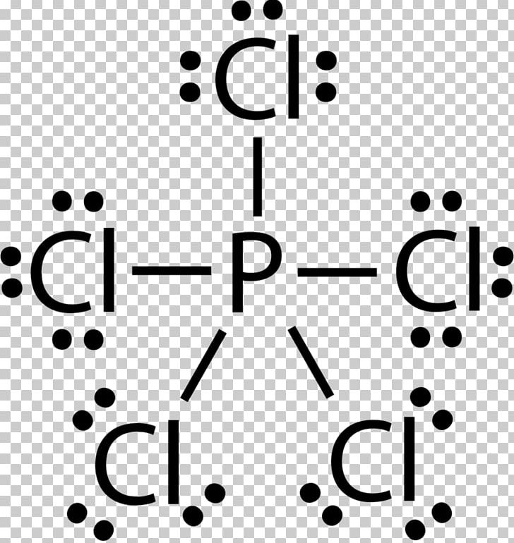 Lewis Structure Phosphorus Trichloride Phosphorus Pentachloride Electron PNG, Clipart, Angle, Black And White, Diagram, Dot, Electron Free PNG Download