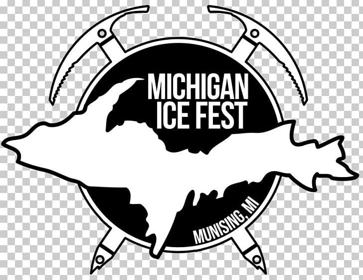 Michigan Ice Fest Munising Marquette Logo PNG, Clipart, 2018, 2019, Area, Artwork, Black Free PNG Download