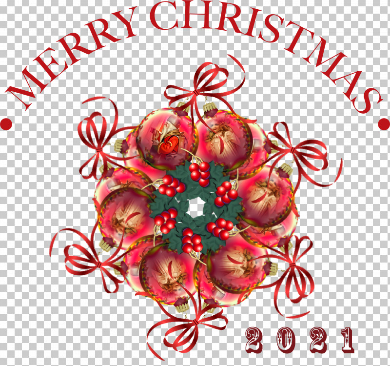 Merry Christmas PNG, Clipart, Bauble, Christmas Card, Christmas Day, Floral Design, Greeting Free PNG Download