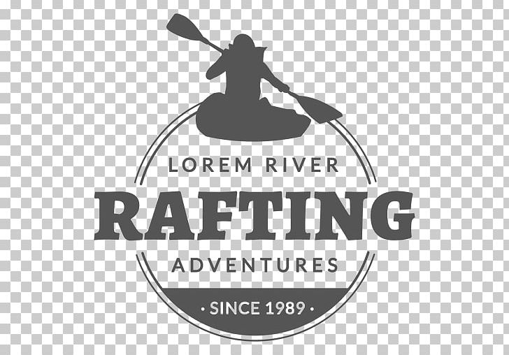 Logo Rafting Label Brand PNG, Clipart, Adventure, Badge, Black And White, Brand, Label Free PNG Download