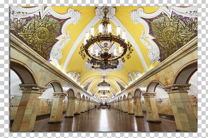Komsomolskaya Moscow Metro Rapid Transit Kiyevskaya Avtovo PNG, Clipart, Arch, Avtovo, Ceiling, Commuter Station, Kiyevskaya Free PNG Download