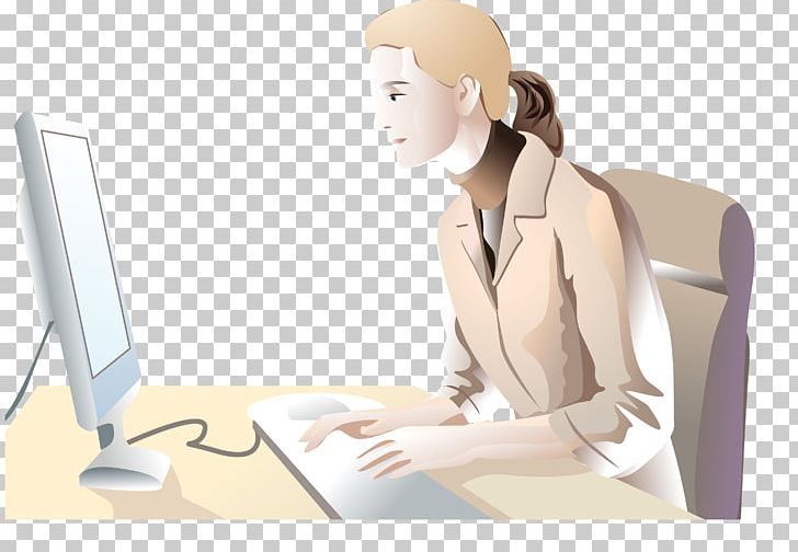 Laptop Computer Graphics PNG, Clipart, Business, Business Woman, Cartoon Woman, Computer, Conversation Free PNG Download