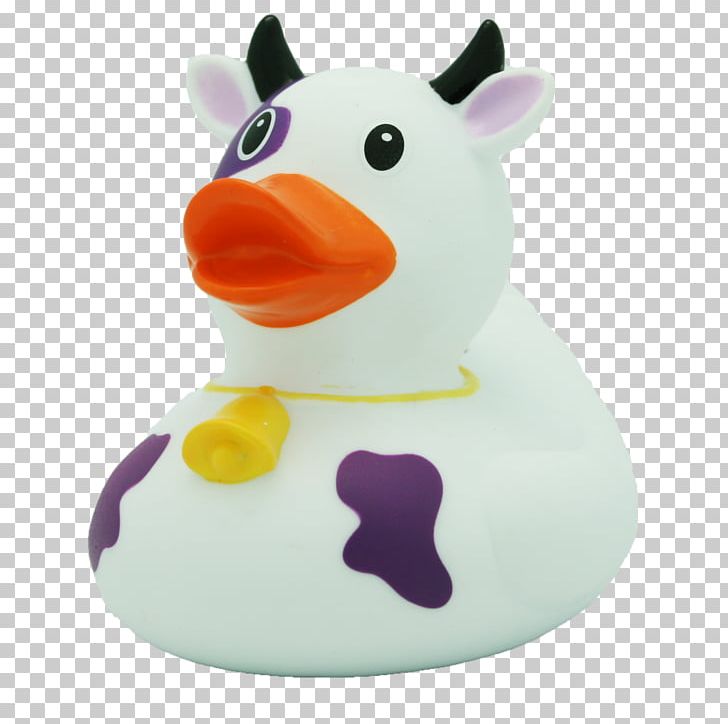 Rubber Duck Cattle Natural Rubber Toy PNG, Clipart, Animals, Bathtub, Beak, Bird, Cattle Free PNG Download