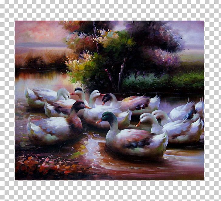 Oil Painting PNG, Clipart, Bird, Decorative, European, Fauna, Landscape Painting Free PNG Download