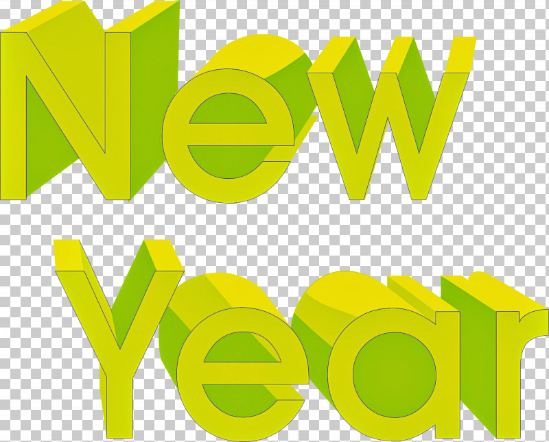 Happy New Year New Year PNG, Clipart, Green, Happy New Year, Line, Logo, New Year Free PNG Download