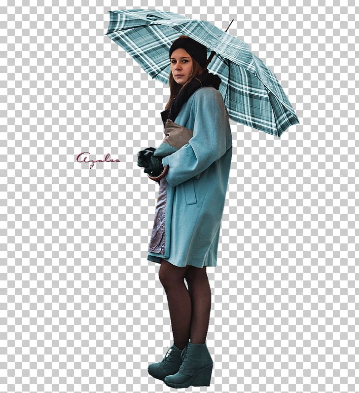 Umbrella Teal PNG, Clipart, Academic Dress, Costume, Objects, Outerwear, Standing Free PNG Download