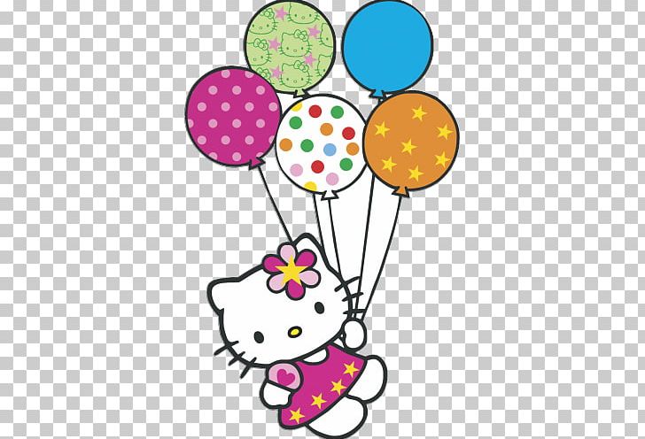 Hello Kitty Balloon PNG, Clipart, Area, Artwork, Balloon, Balloon Light, Birthday Free PNG Download